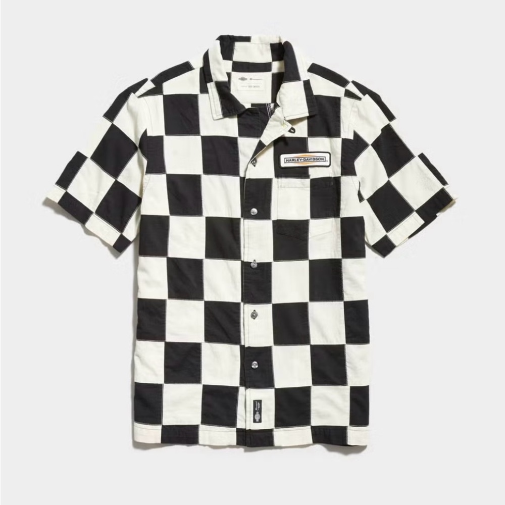 Todd Snyder x Champion Harley Davidson Camp Collar Shirt